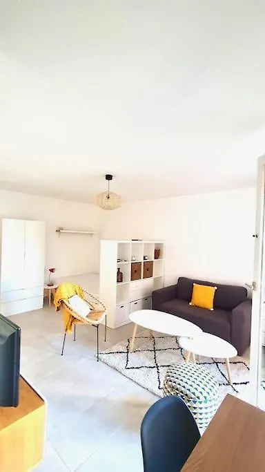Cosy Studio Nice Proche Tram Parking Prive